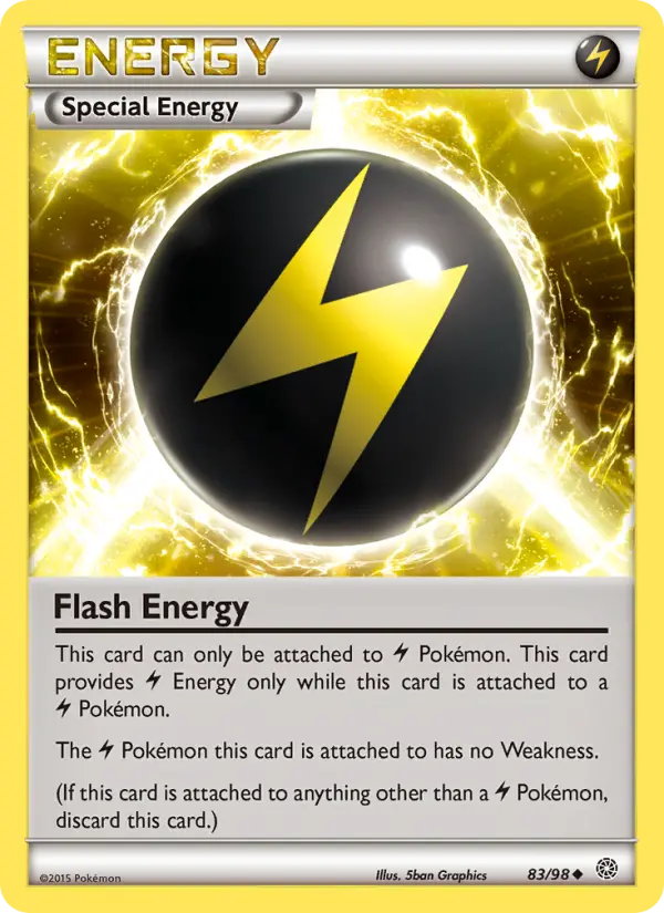 Flash Energy, Pokémon card
