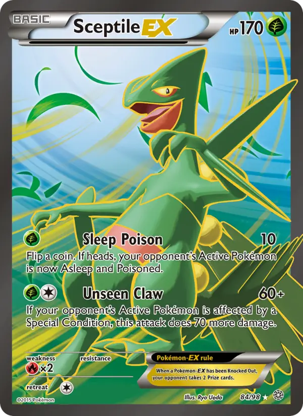 Sceptile EX, Pokémon card