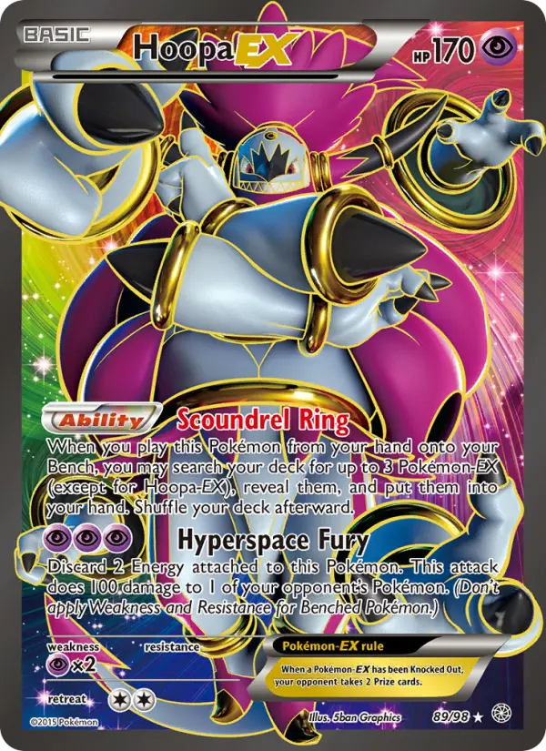 Hoopa EX, Pokémon card