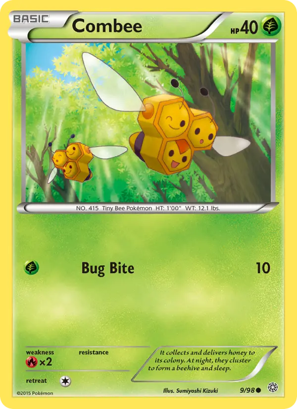 Combee, Pokémon card