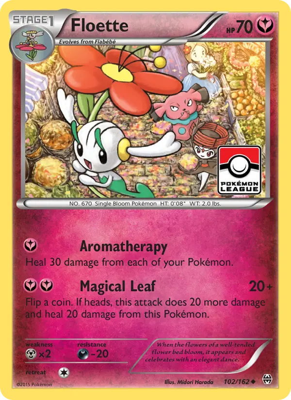 Floette, Pokémon card