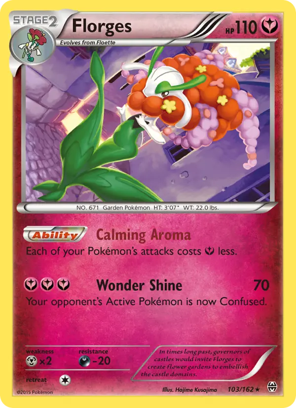 Florges, Pokémon card