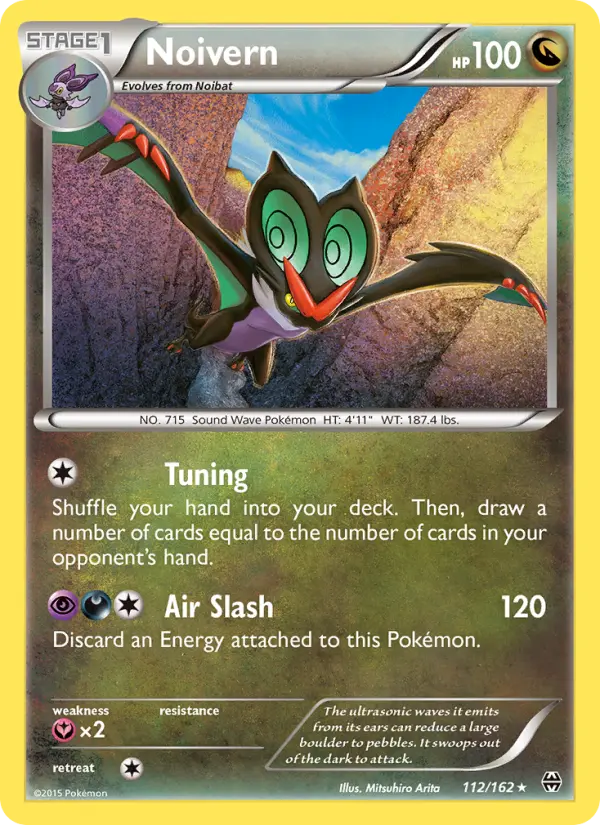 Noivern, Pokémon card