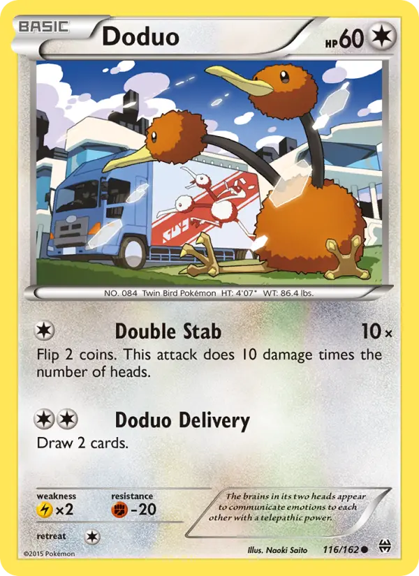 Doduo, Pokémon card