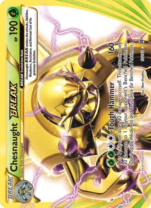 Chesnaught BREAK, Pokémon card