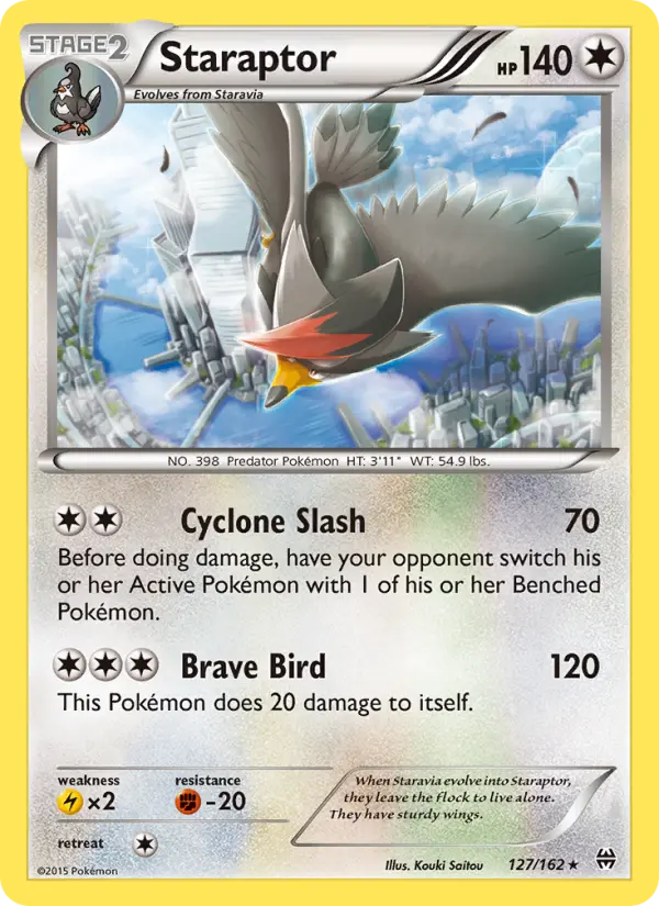 Staraptor, Pokémon card