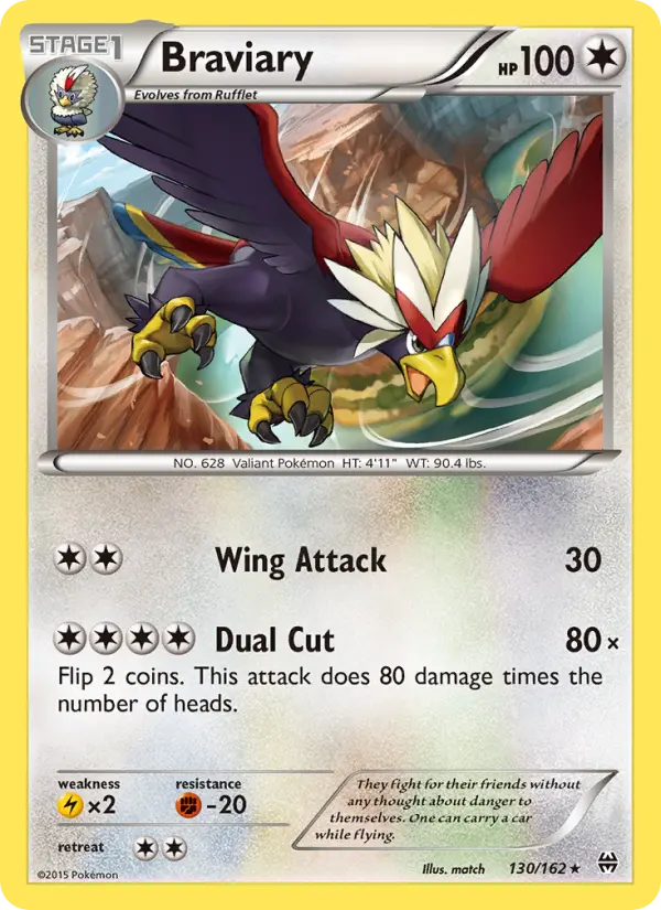 Braviary, Pokémon card