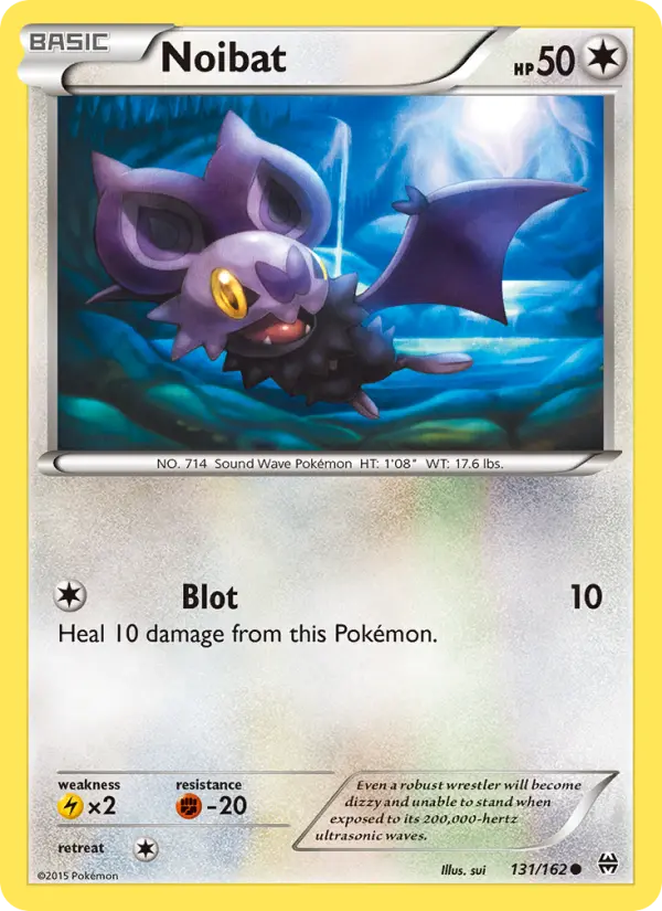 Noibat, Pokémon card