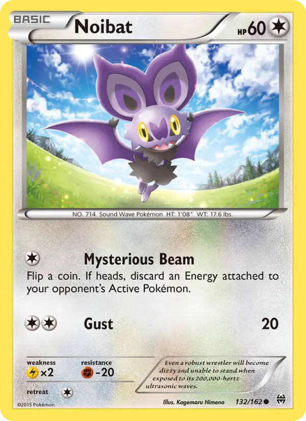 Noibat, Pokémon card