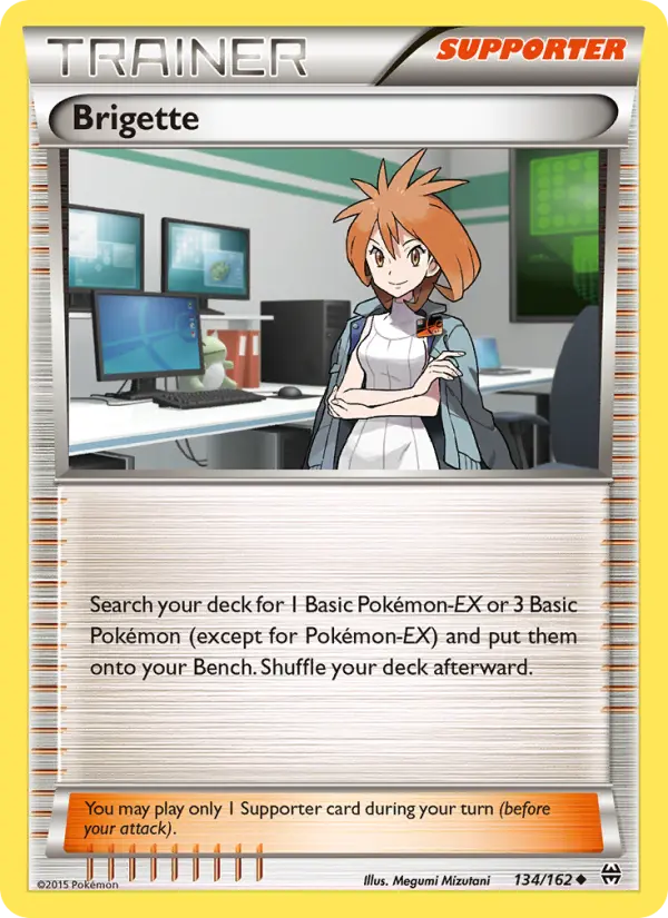 Brigette, Pokémon card