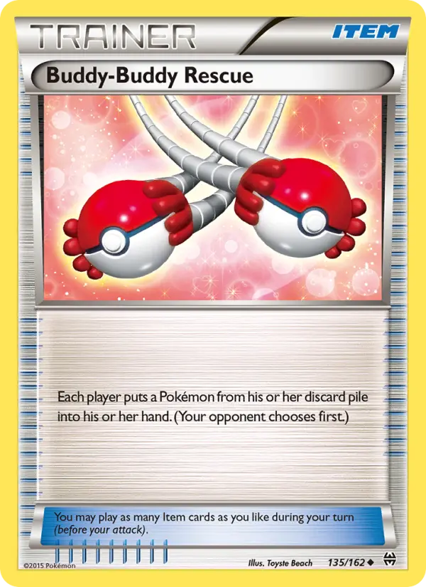 Buddy-Buddy Rescue, Pokémon card