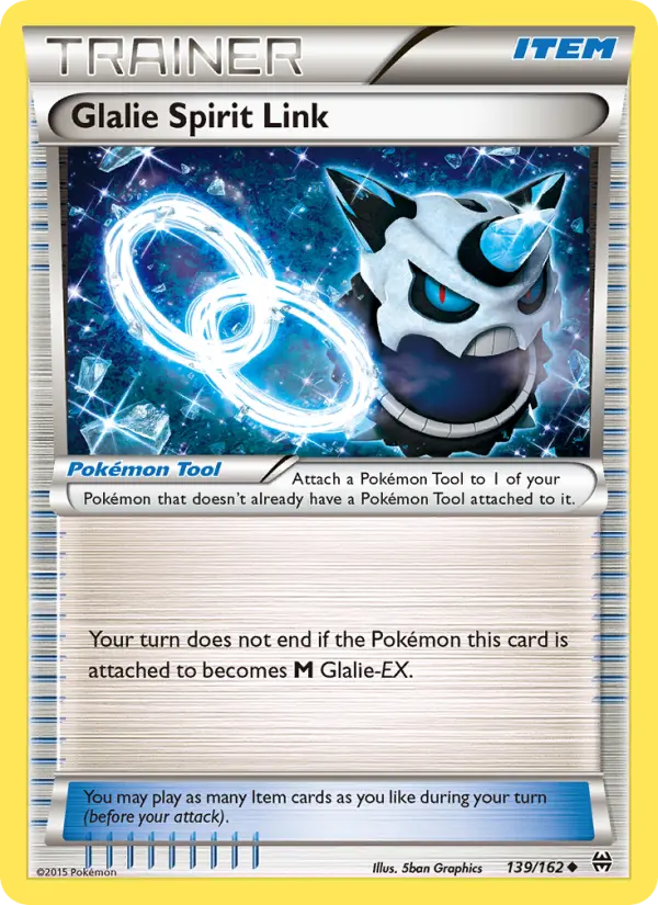 Glalie Spirit Link, Pokémon card