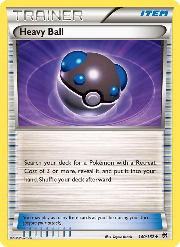 Heavy Ball, Pokémon card