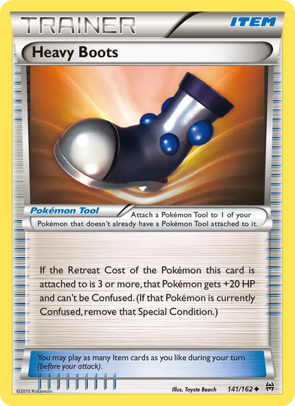 Heavy Boots, Pokémon card