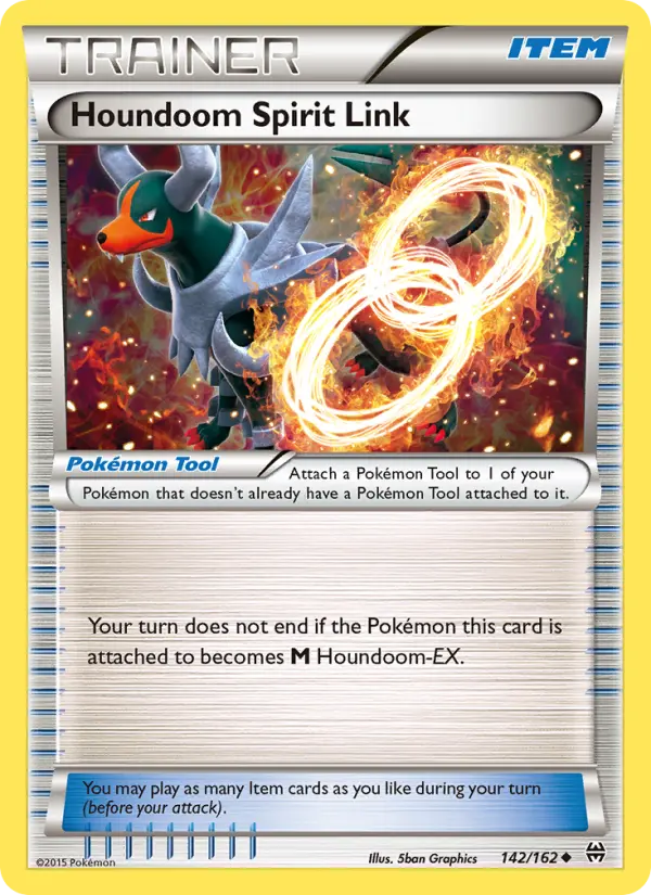 Houndoom Spirit Link, Pokémon card