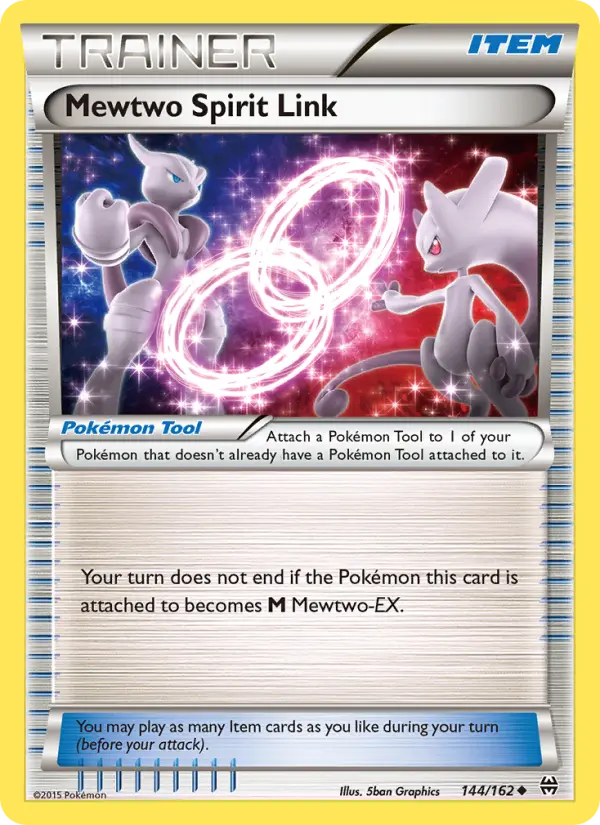 Mewtwo Spirit Link, Pokémon card