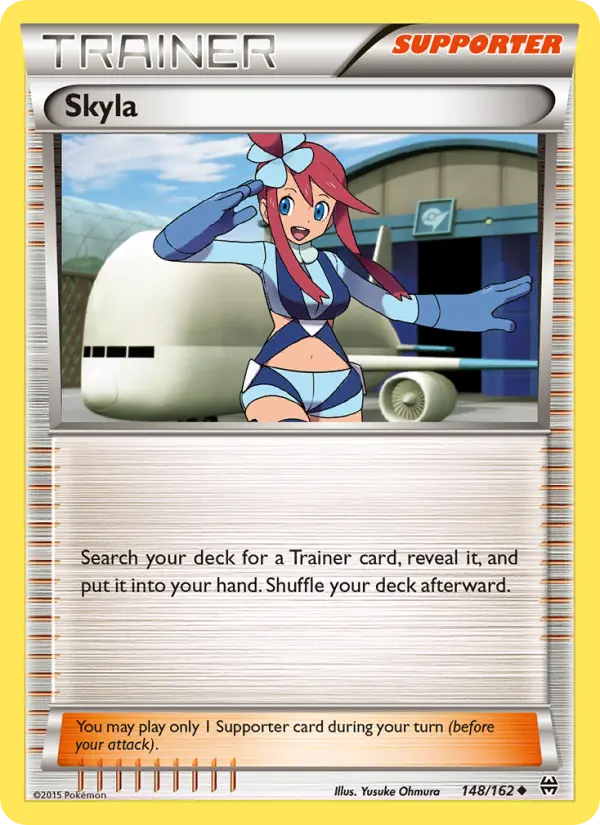 Skyla, Pokémon card