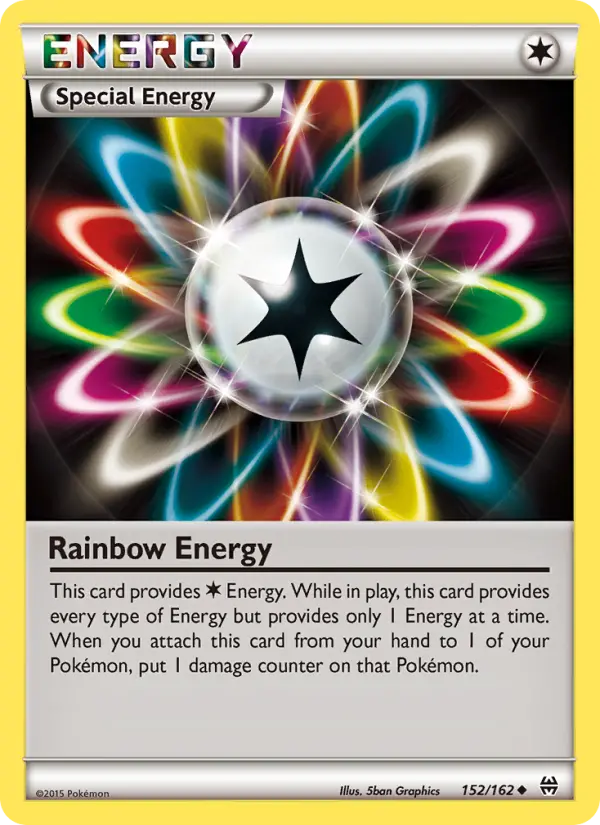 Rainbow Energy, Pokémon card