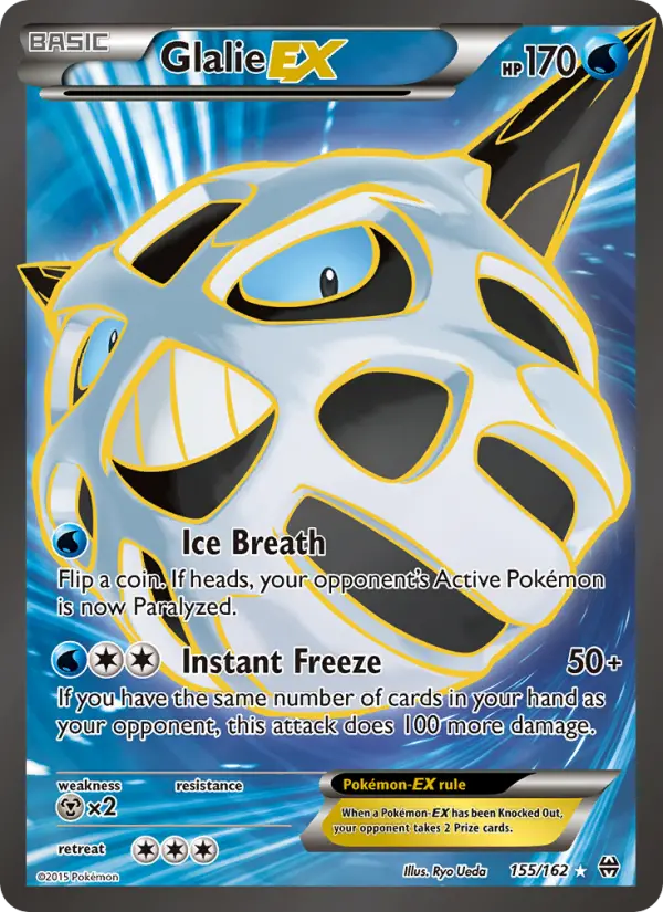 Glalie EX, Pokémon card