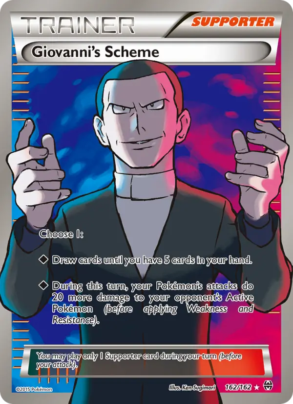 Giovanni's Scheme, Pokémon card