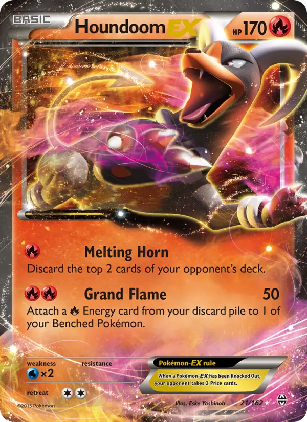 Houndoom EX, Pokémon card