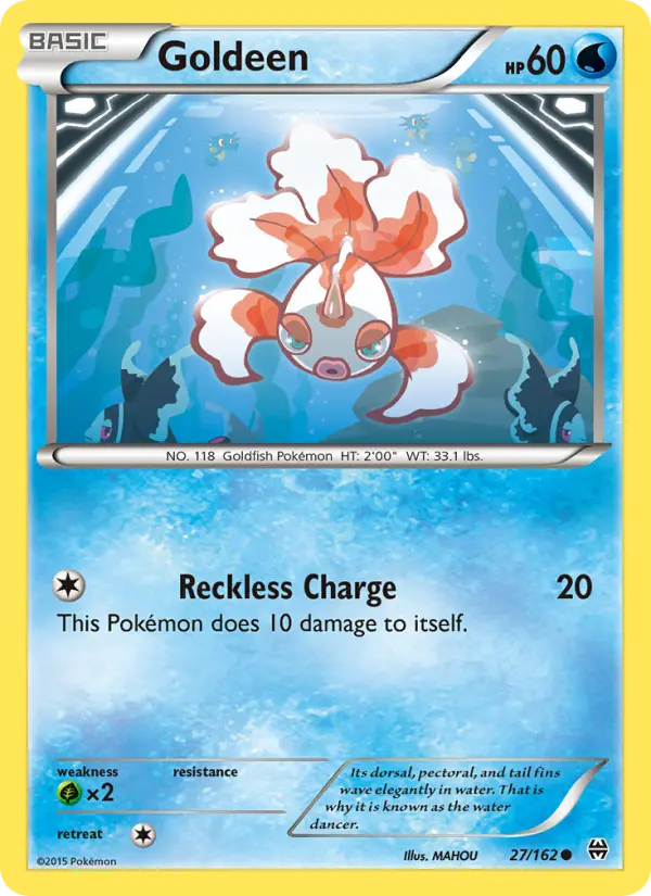 Goldeen, Pokémon card