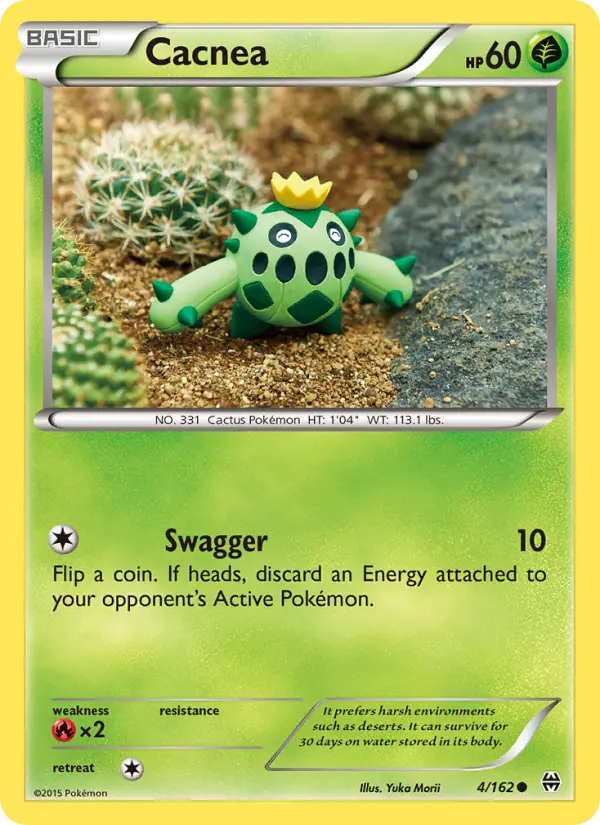 Cacnea, Pokémon card