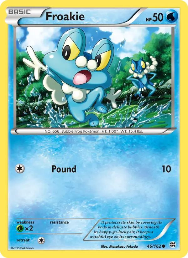 Froakie, Pokémon card