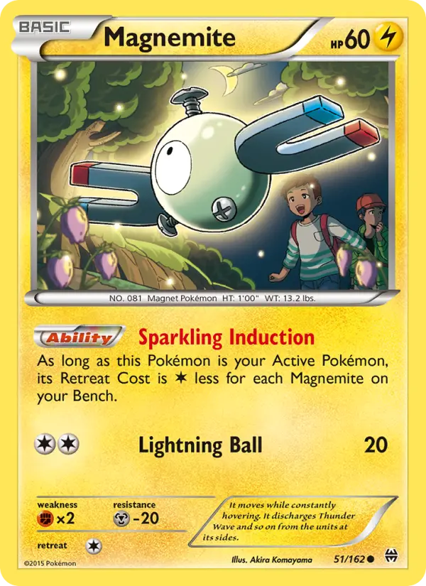 Magnemite, Pokémon card