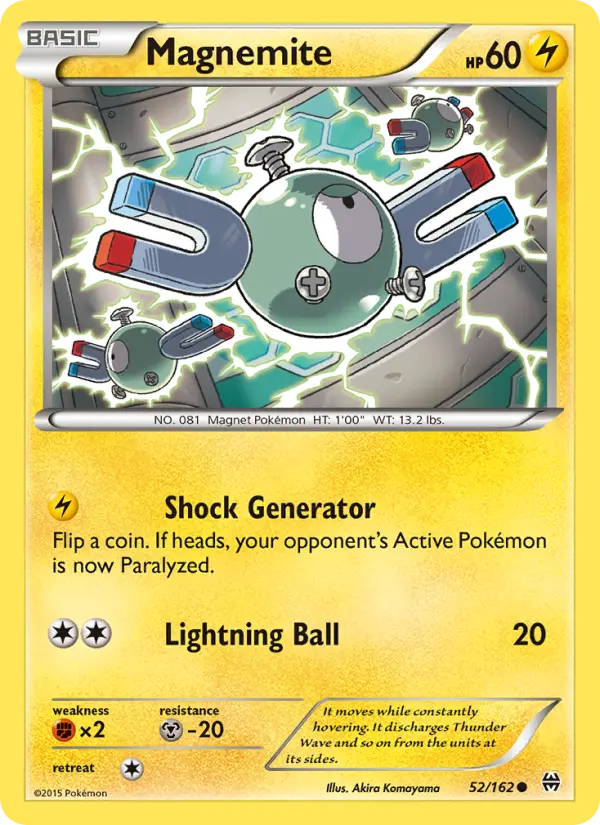 Magnemite, Pokémon card