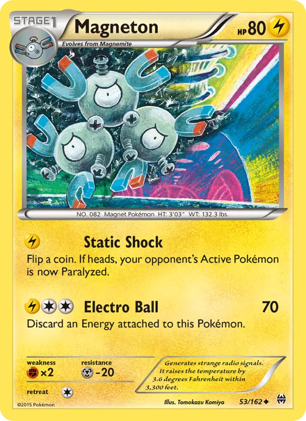 Magneton, Pokémon card