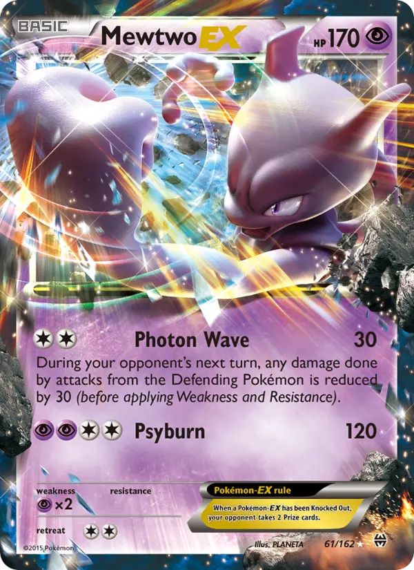 Mewtwo EX, Pokémon card