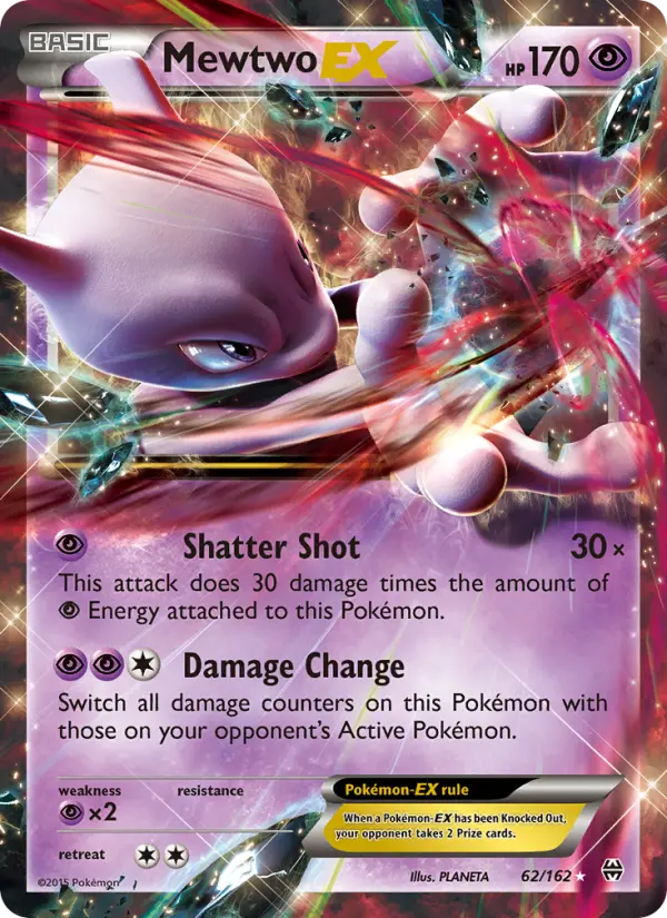 Mewtwo EX, Pokémon card