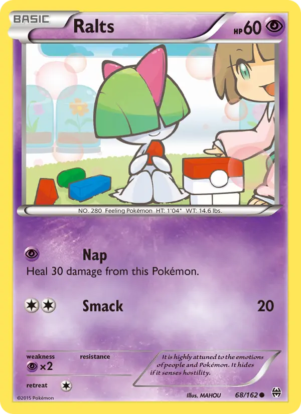 Ralts, Pokémon card