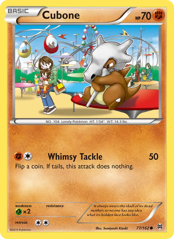 Cubone, Pokémon card