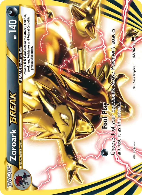 Zoroark BREAK, Pokémon card