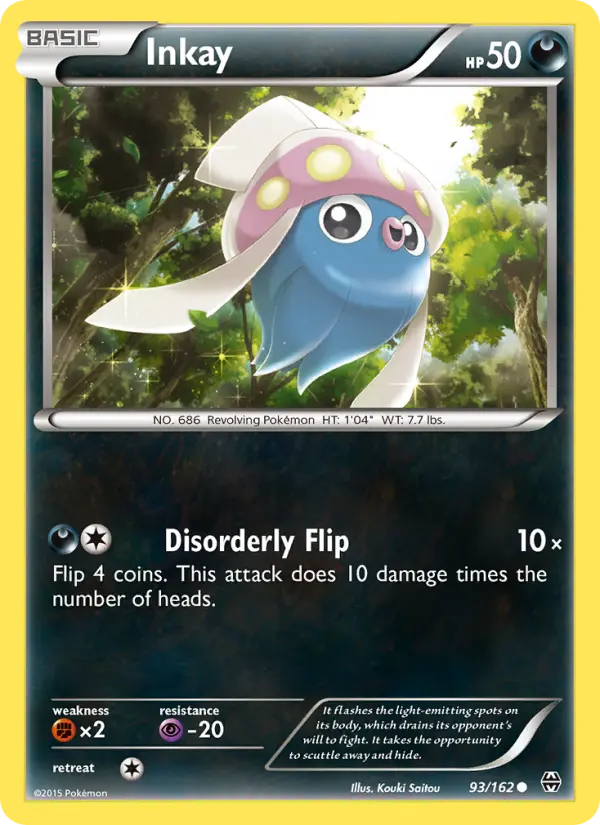 Inkay, Pokémon card