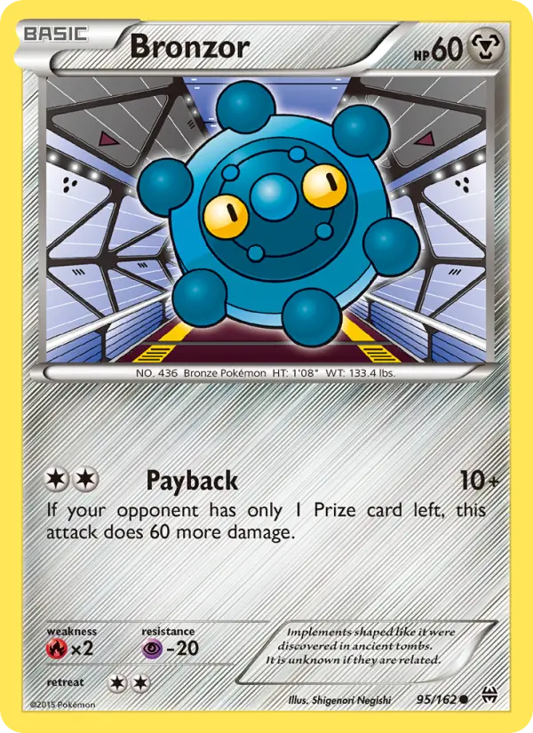Bronzor, Pokémon card
