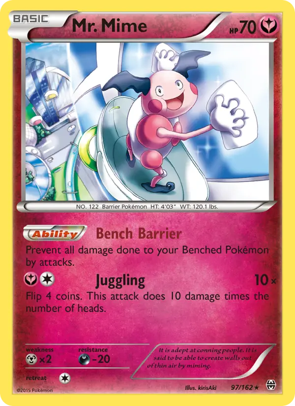 Mr. Mime, Pokémon card