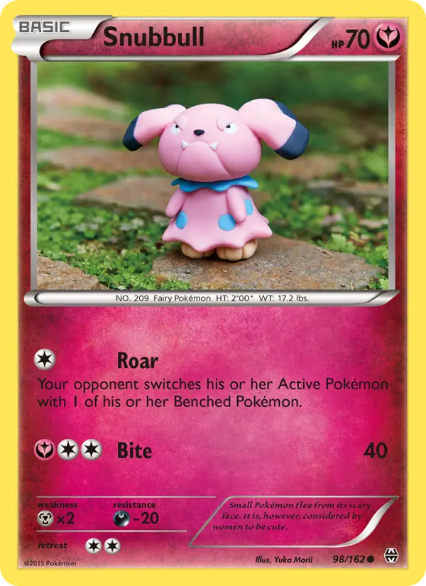Snubbull, Pokémon card