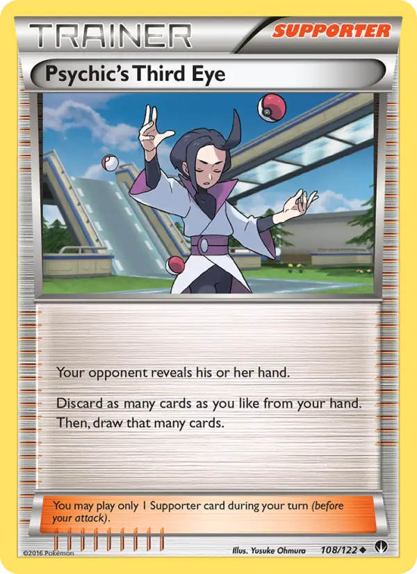 Psychic's Third Eye, Pokémon card