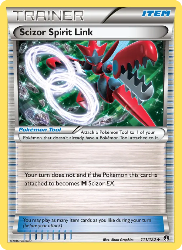 Scizor Spirit Link, Pokémon card