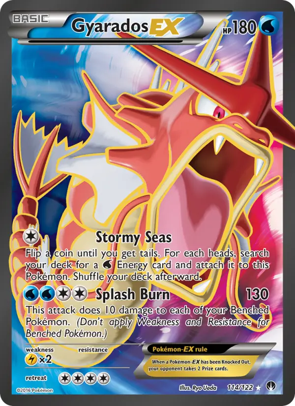 Gyarados EX, Pokémon card