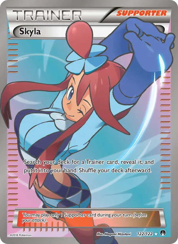 Skyla, Pokémon card