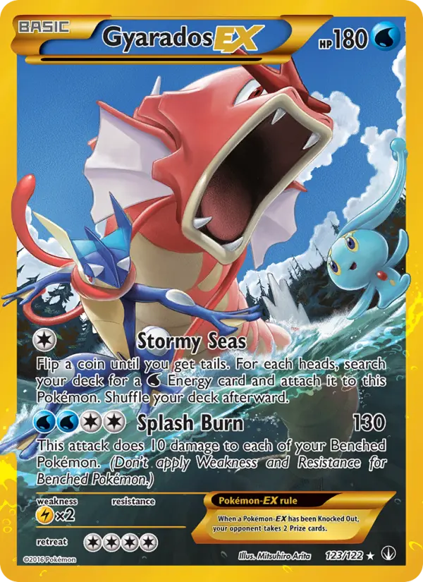 Gyarados EX, Pokémon card