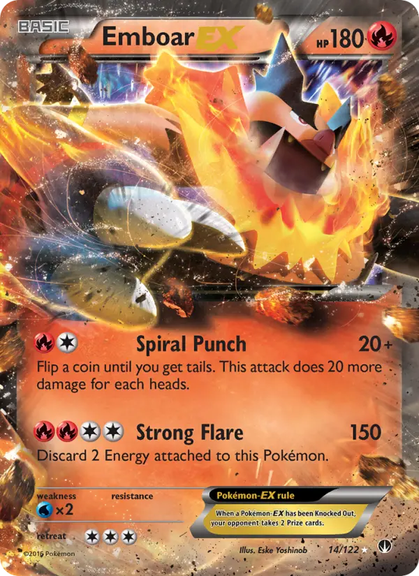 Emboar EX, Pokémon card