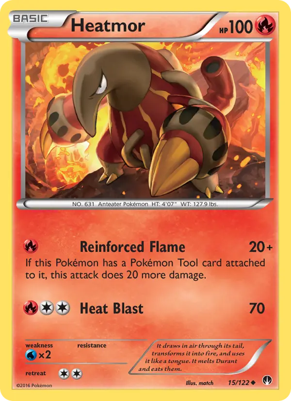 Heatmor, Pokémon card