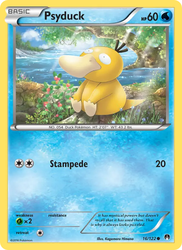 Psyduck, Pokémon card