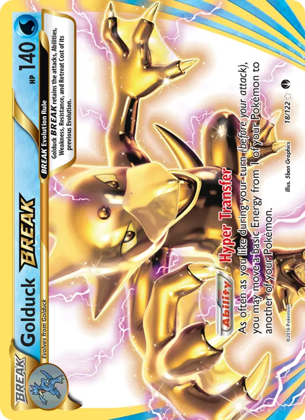 Golduck BREAK, Pokémon card