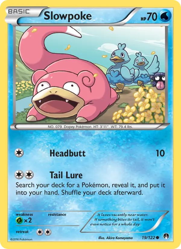 Slowpoke, Pokémon card